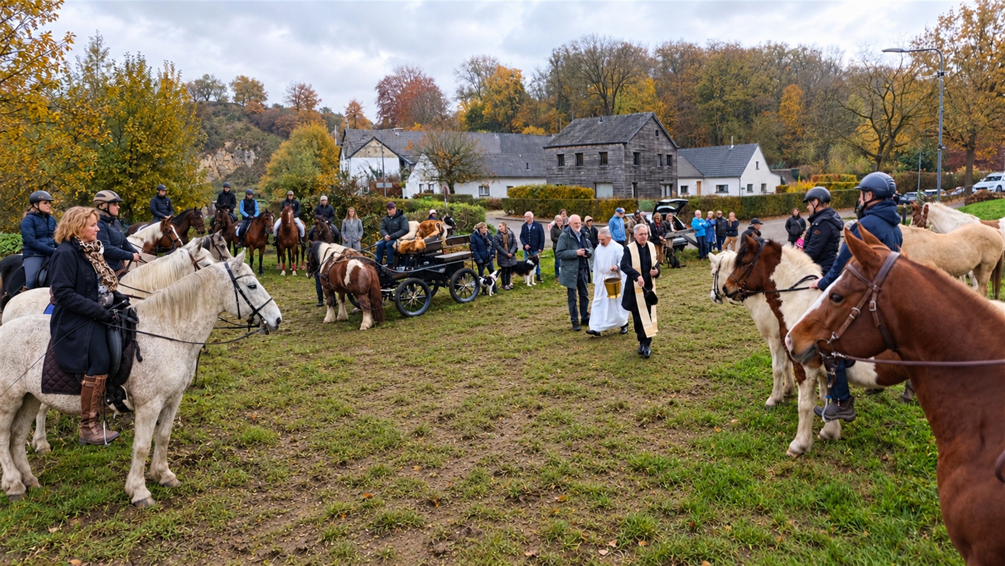 Hubertusviering en dierenzegening