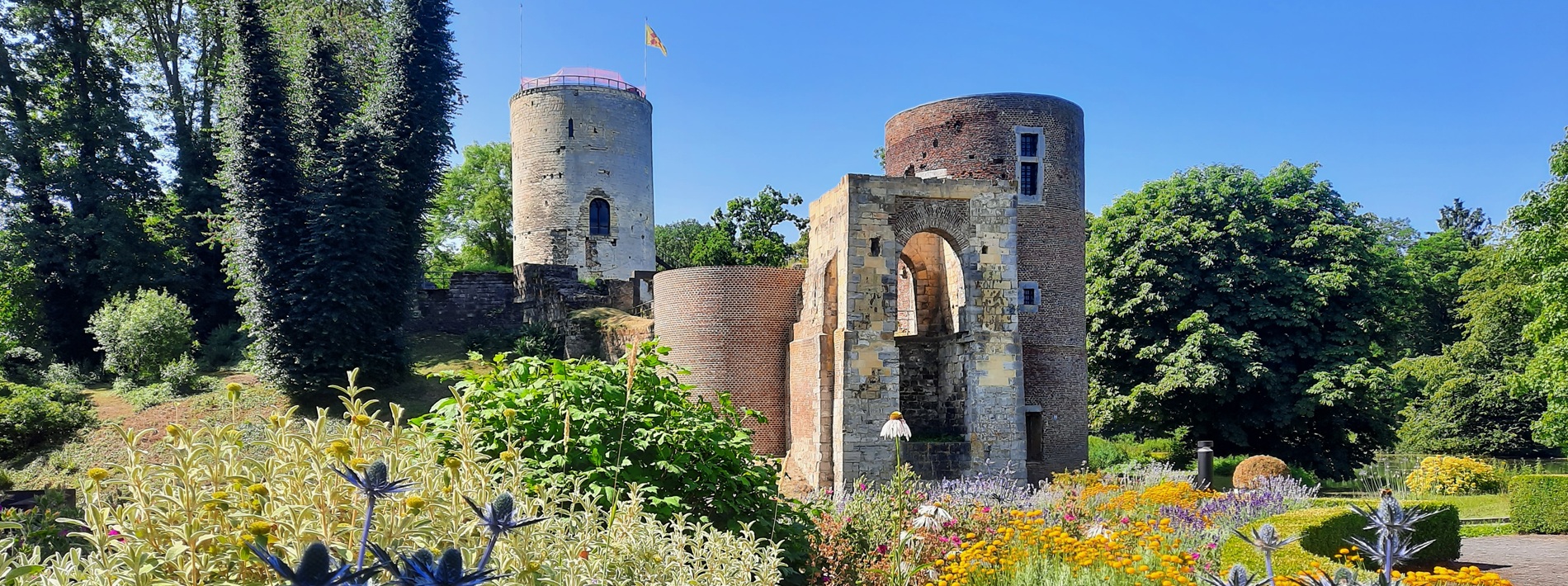 Open dag Kasteelruïne Stein