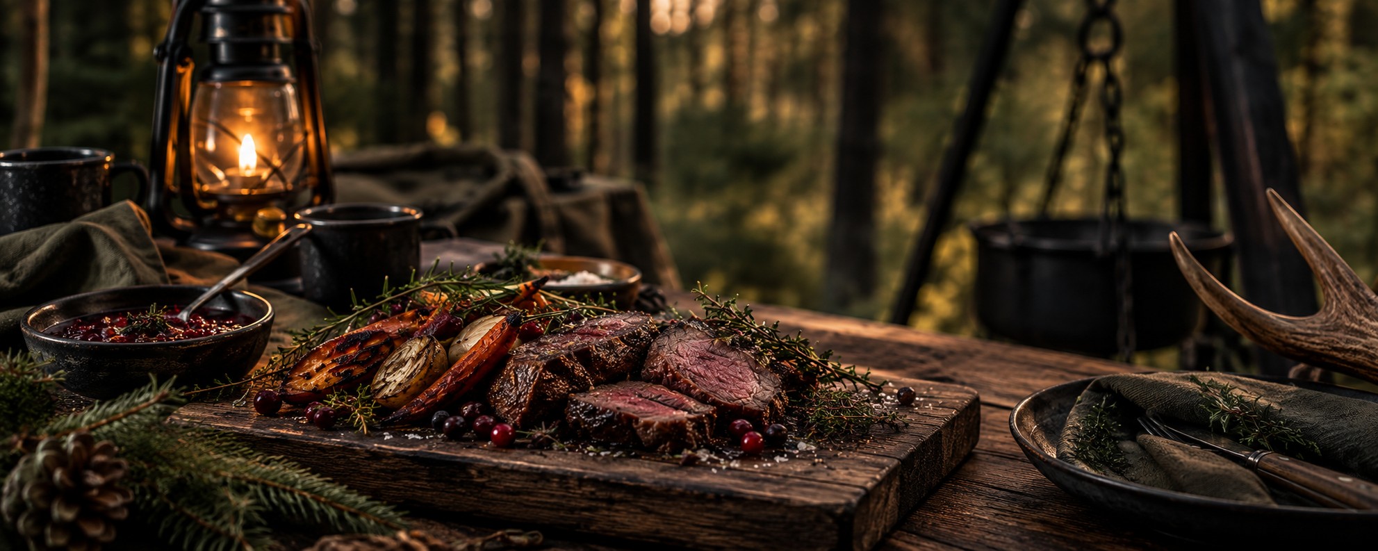 Wild Menu Avond bij Restaurant BaseCamp